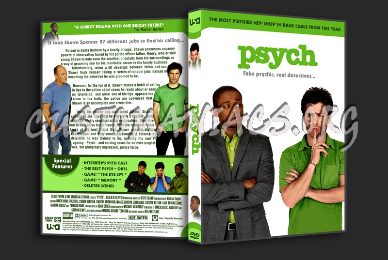 Psych dvd cover