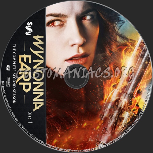 Wynonna Earp Season 2 dvd label