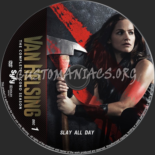 Van Helsing Season 2 dvd label