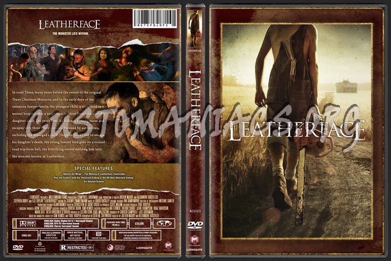 Expansion: LEATHERFACE (2017) dvd cover