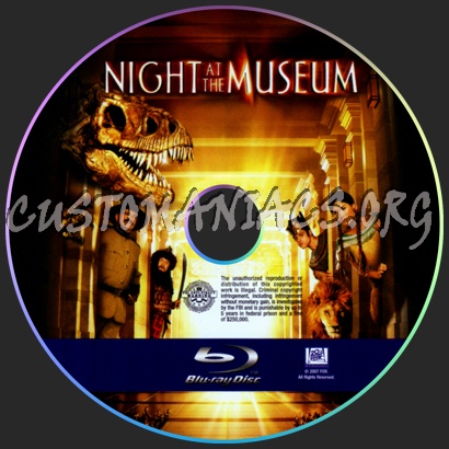 Night at the Museum blu-ray label