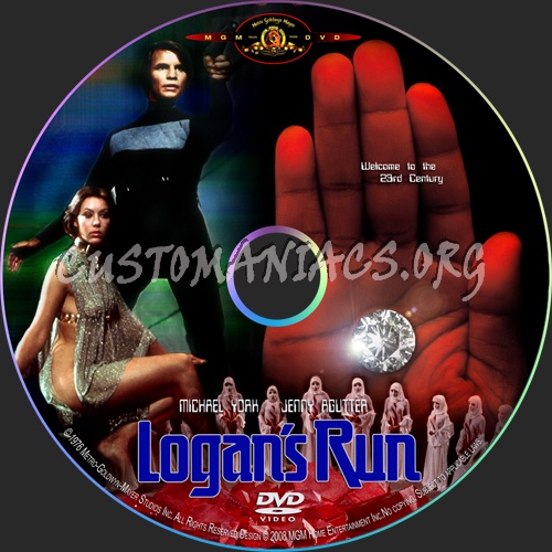 Logan's Run dvd label
