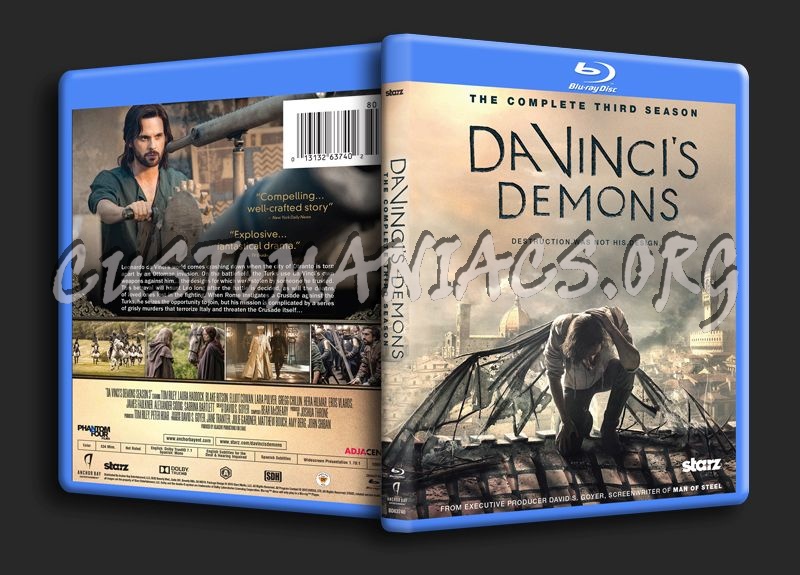 Da Vinci's Demons season 3 blu-ray cover