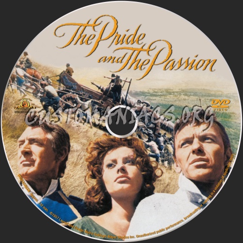 The Pride And The Passion dvd label