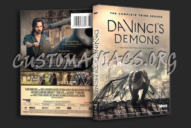 Da Vinci's Demons season 3 dvd cover