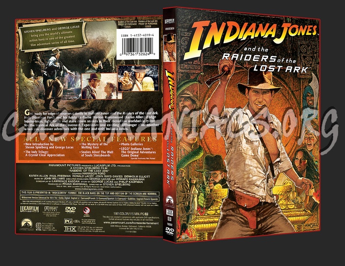 Indiana Jones Raiders of the Lost Ark dvd cover