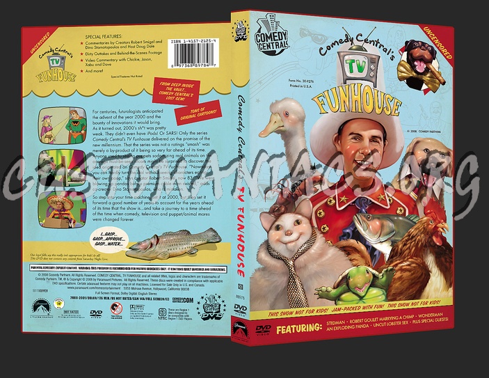 Comedy Central's Funhouse dvd cover - DVD Covers & Labels by
