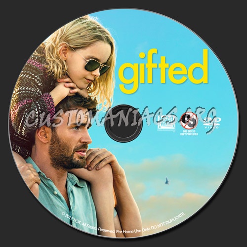 Gifted dvd label