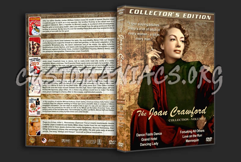 Joan Crawford Collection - Volume 5 dvd cover