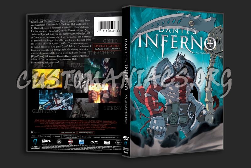 Dante's Inferno dvd cover