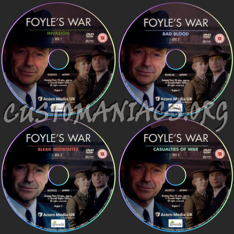 Foyle's War Series 4 dvd label