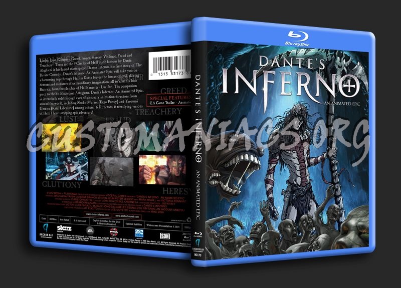 Dante's Inferno blu-ray cover