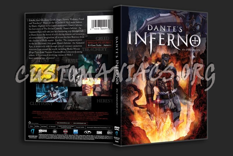 Dante's Inferno dvd cover