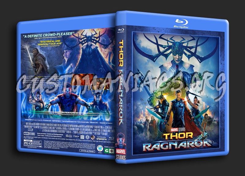 Thor: Ragnarok dvd cover