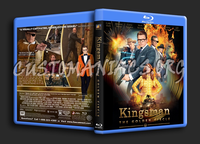 Kingsman: The Golden Circle dvd cover