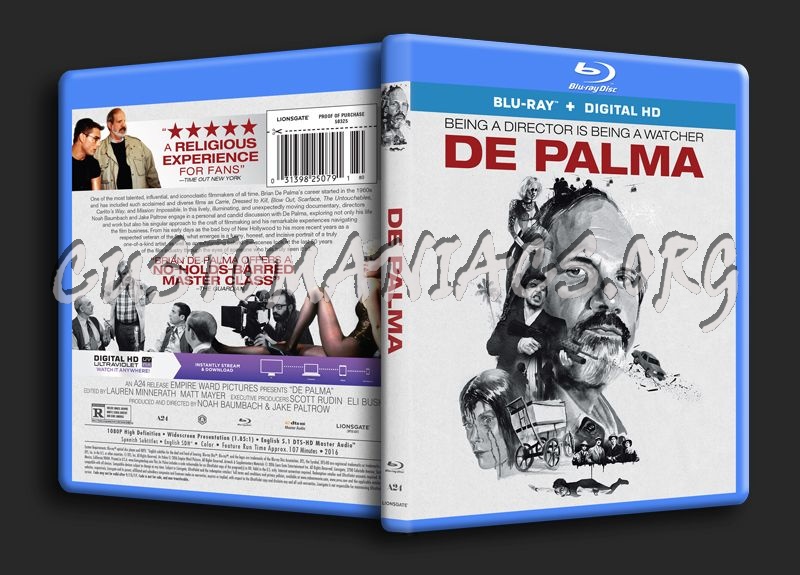 De Palma blu-ray cover