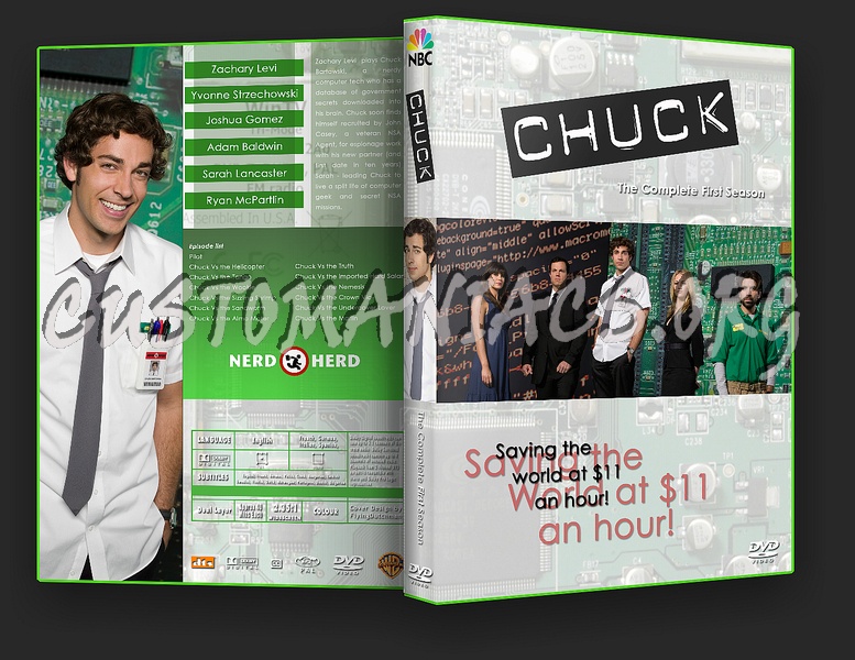 Chuck Season 1 dvd cover