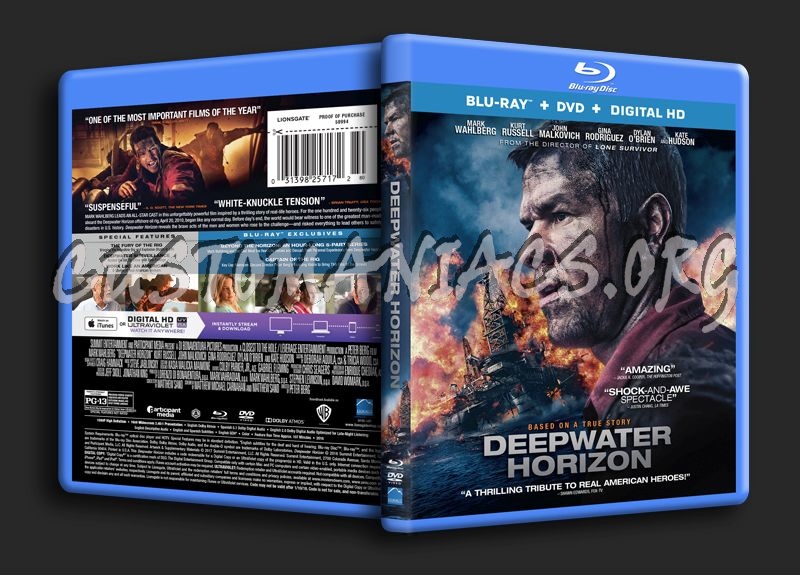 Deepwater Horizon blu-ray cover