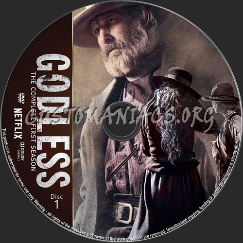 Godless Season 1 dvd label