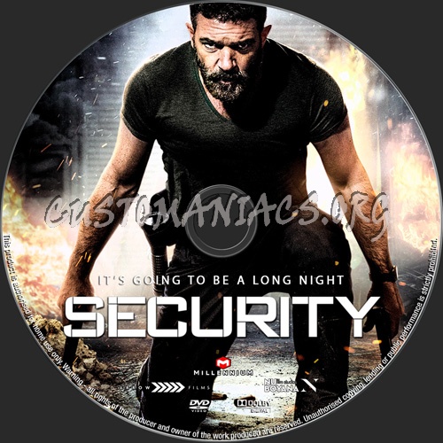 Security dvd label