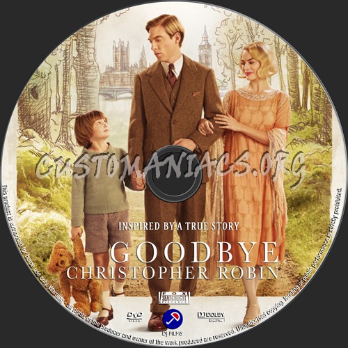 Goodbye Christopher Robin dvd label