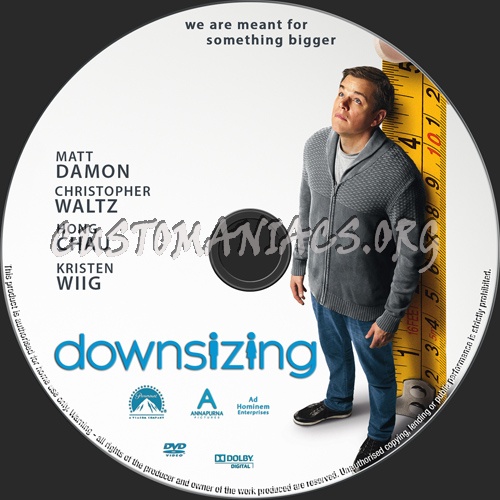 Downsizing dvd label