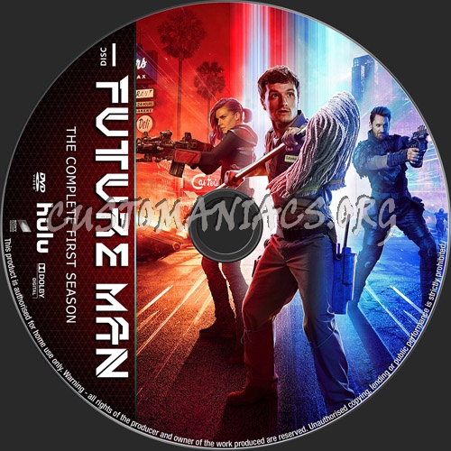 Future Man Season 1 dvd label