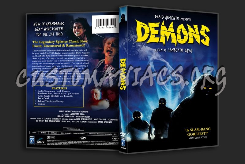 Demons dvd cover