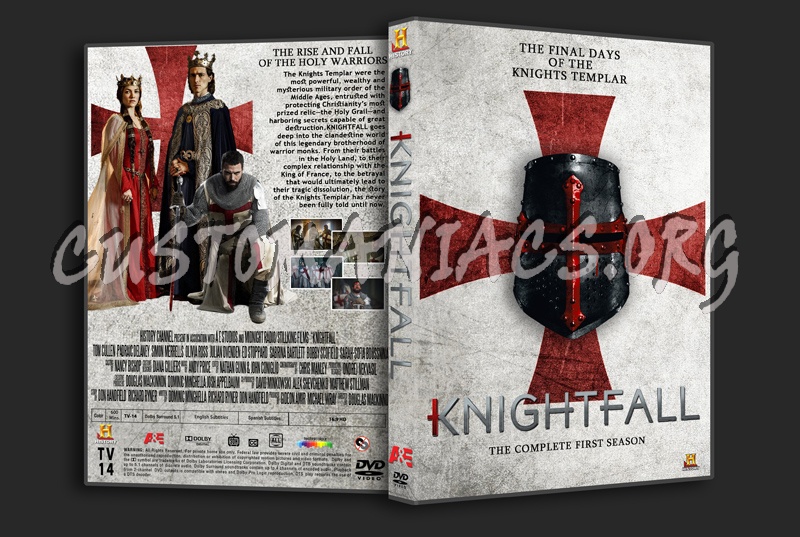 Knightfall Season 1 dvd cover