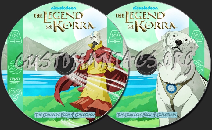 The Legend of Korra Season 4 dvd label