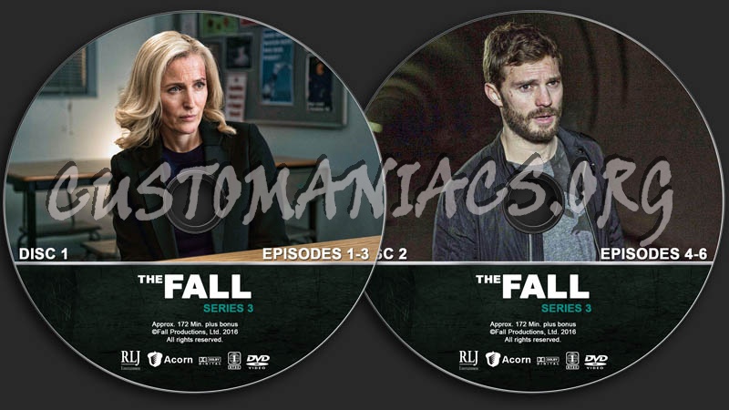 The Fall - Series 3 dvd label