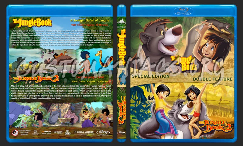 The Jungle Book Double Feature dvd cover