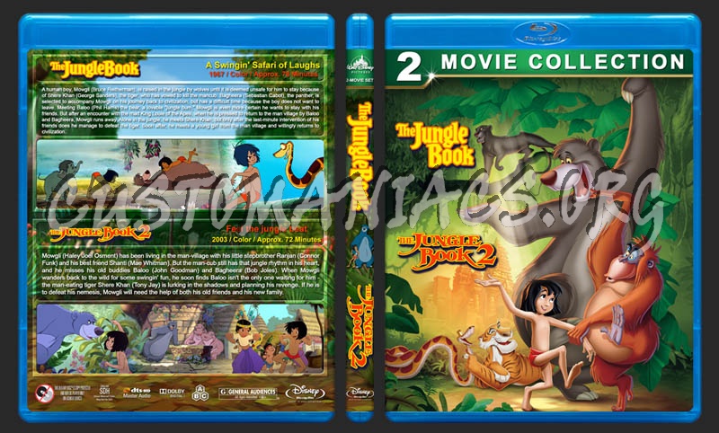 The Jungle Book Double Feature dvd cover