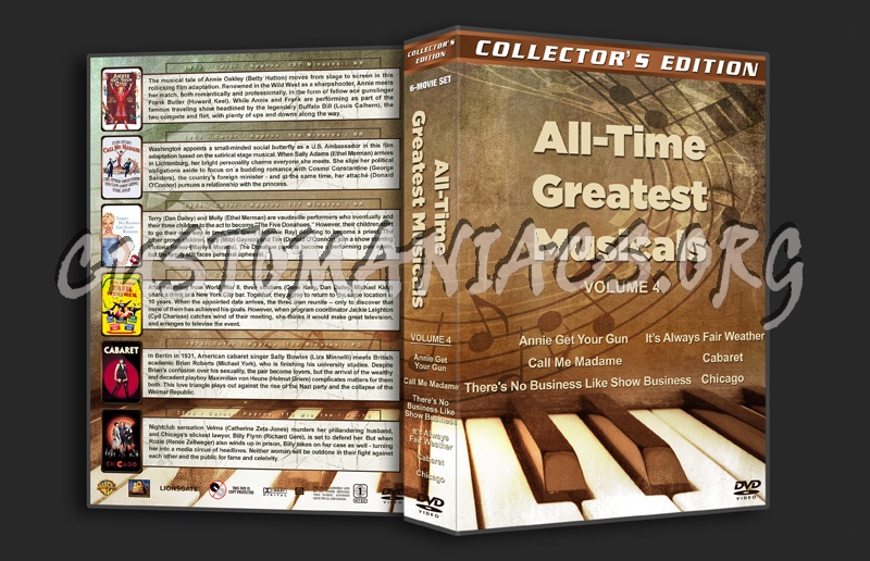 All-Time Greatest Musicals - Volume 4 dvd cover