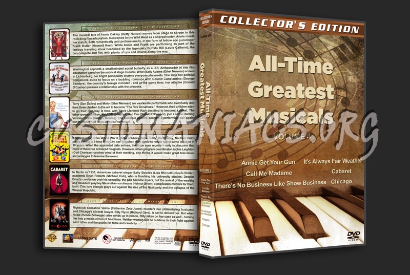 All-Time Greatest Musicals - Volume 4 dvd cover