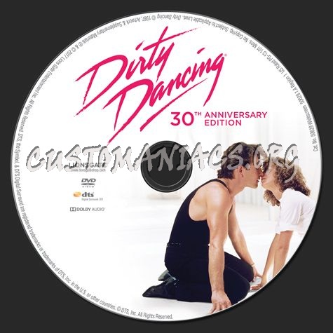 Dirty Dancing dvd label