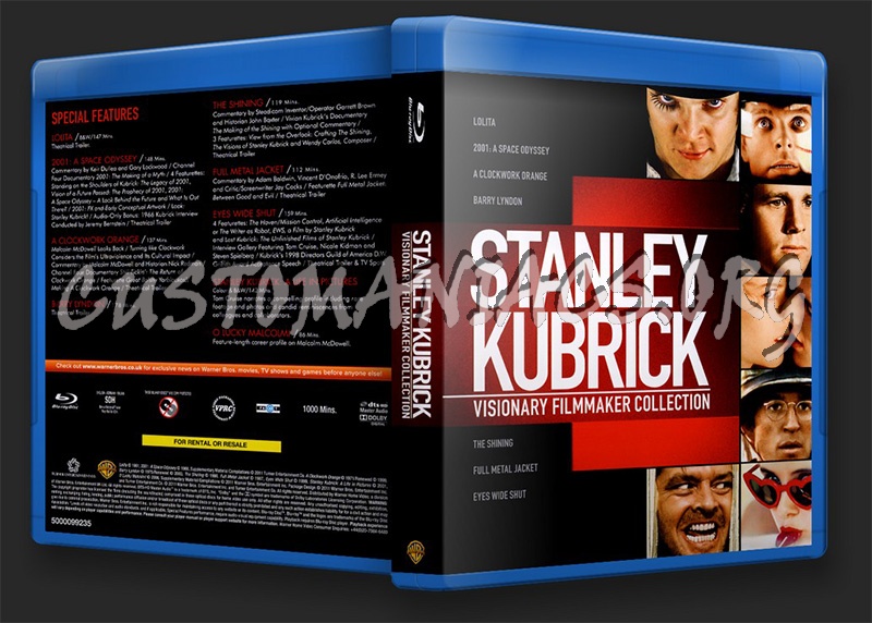 The Stanley Kubrick Collection blu-ray cover