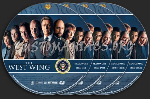 The West Wing - Season 1 dvd label