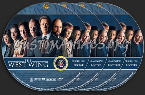 The West Wing - Season 1 dvd label