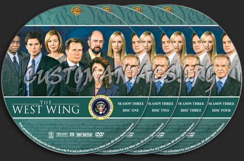 The West Wing - Season 3 dvd label