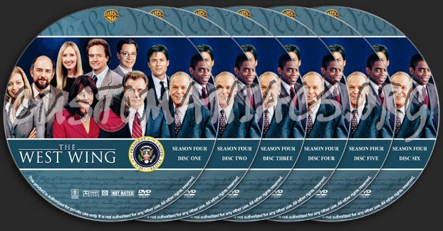 The West Wing - Season 4 dvd label