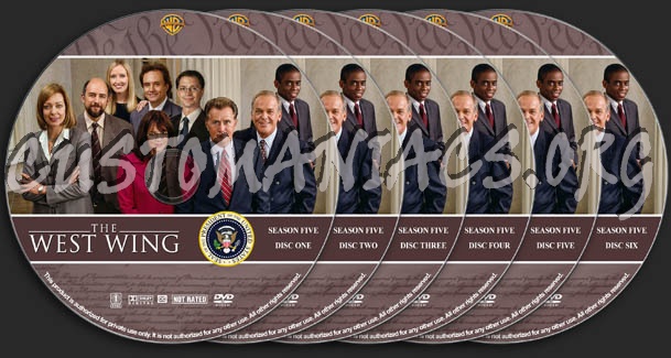 The West Wing - Season 5 dvd label