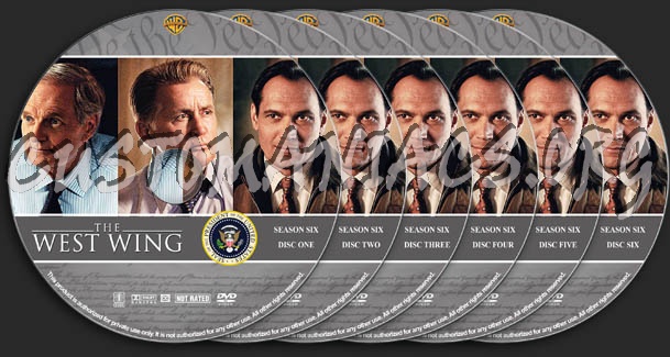 The West Wing - Season 6 dvd label