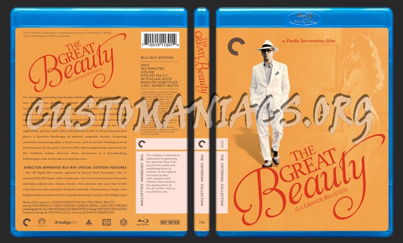 702 - The Great Beauty blu-ray cover