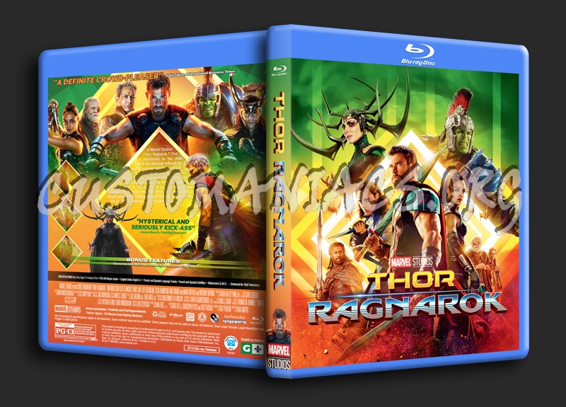 Thor: Ragnarok dvd cover