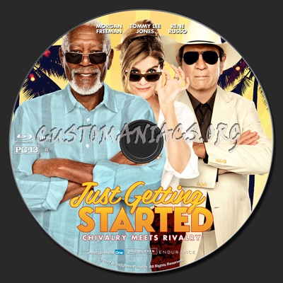 Just Getting Started blu-ray label