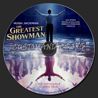 The Greatest Showman dvd label