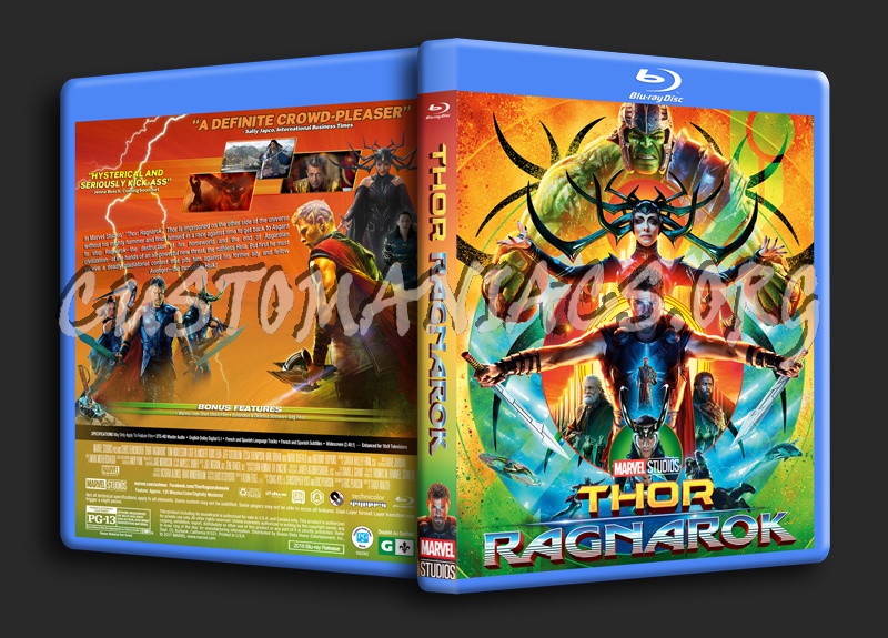 Thor: Ragnarok dvd cover