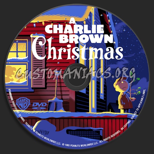 A Charlie Brown Christmas dvd label