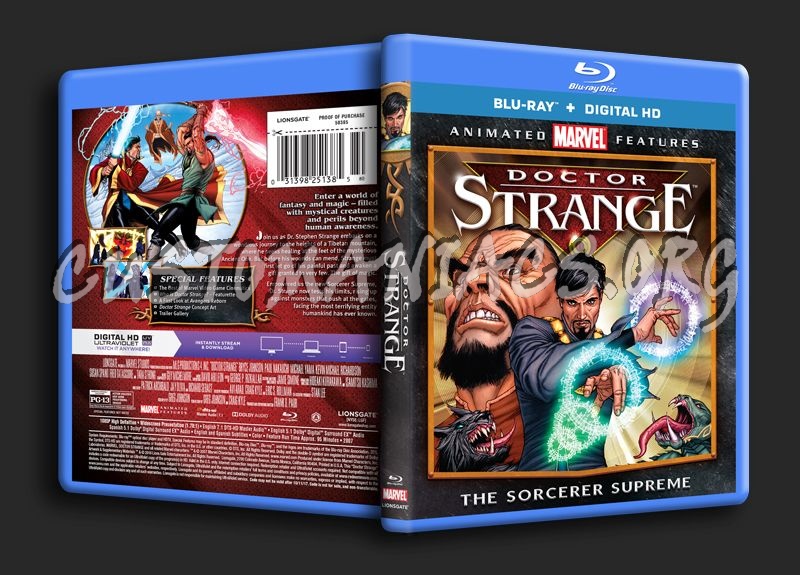 Doctor Strange blu-ray cover